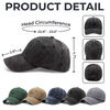 Custom Vintage Washed Denim Baseball Cap - Personalized Father's Day Gifts For Cat Lovers, Cat Mom And Dad - Life’s Greatest Gift Has Paws