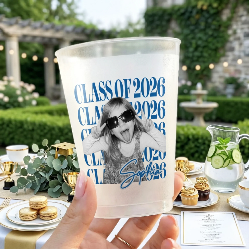 Custom Photo Graduation Cups - Personalized Graduation Gifts For Him, Her - Class Of Cool Kids