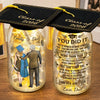Custom Money Holder Mason Jar Light - Personalized Graduation Gifts For Son, Daughter - Forever Proud, Forever Lit
