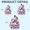 Custom Photo Acrylic Car Visor Clip - Personalized Father's Day Gifts For Dad, Grandpa - Carry My Heart With You