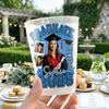 Custom Photo Graduation Cups - Personalized Graduation Gifts For Him, Her - Grad Party MVP Right Here