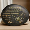Custom Printed Rock - Personalized Father's Day Gifts For Dad, Grandpa - Family Built On Love