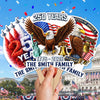 Custom Hand Fan - Personalized America 250th Anniversary Gifts For Mom, Dad, Brother, Sister, Kids - Celebrating 250 Years Strong