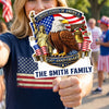 Custom Hand Fan - Personalized America 250th Anniversary Gifts For Mom, Dad, Brother, Sister, Kids - Celebrating 250 Years Strong