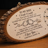 Custom Rustic Wooden Clock - Personalized Anniversary Wedding Gifts For Husband And Wife, Him And Her - A Love Note That Never Fades