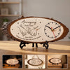 Custom Rustic Wooden Clock - Personalized Anniversary Wedding Gifts For Husband And Wife, Him And Her - Annoying You Is My Love Language