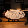 Custom Rustic Wooden Clock - Personalized Retirement Gifts For Women, Men - Your Next Chapter Starts Beautifully