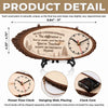 Custom Rustic Wooden Clock - Personalized Retirement Gifts For Women, Men - Your Next Chapter Starts Beautifully