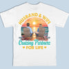 Custom T-shirt, Premium T-shirt, Hoodie - Personalized Summer Vacation And Travel Gifts For Husband And Wife, Him And Her, Cruise Lovers - Cruise Partners For Life