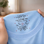 Custom Inside Neck Print T-Shirt - Personalized Anniversary Wedding Gifts For Husband And Wife, Him And Her - For The Wife Who Means Everything