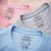 Custom Inside Neck Print T-Shirt - Personalized Anniversary Wedding Gifts For Husband And Wife, Him And Her - For The Wife Who Means Everything