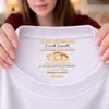 Custom Inside Neck Print T-Shirt - Personalized Anniversary Wedding Gifts For Husband And Wife, Him And Her - His Daily Reminder Of Forever