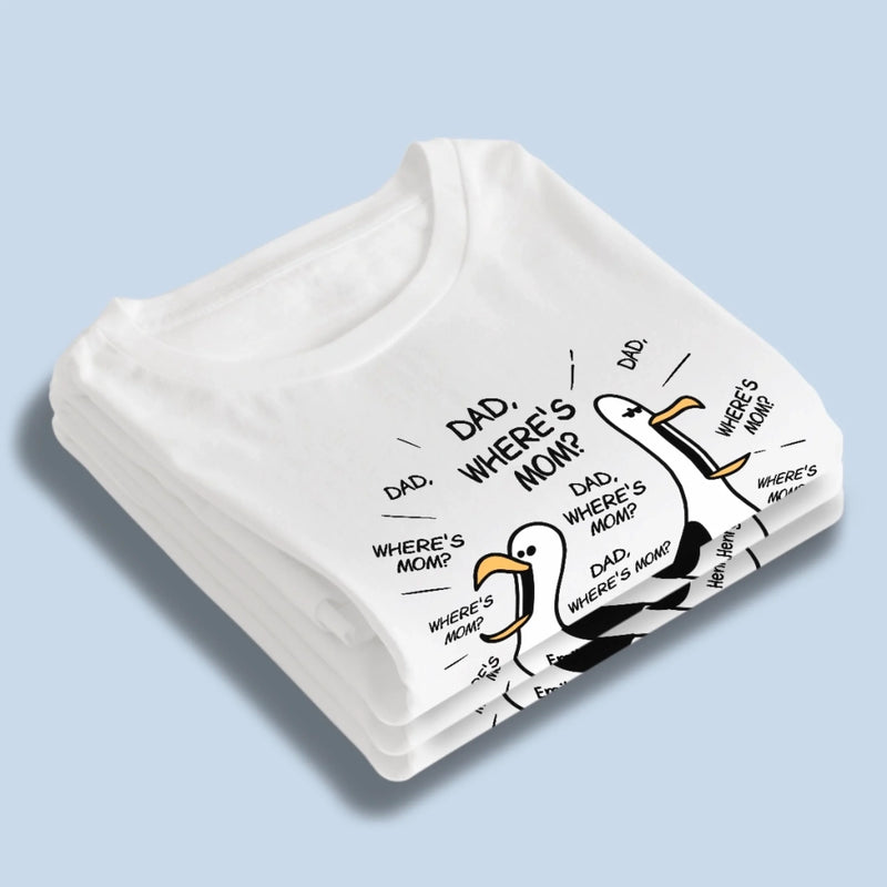 Custom Unisex T-shirt, Premium T-shirt, Hoodie - Personalized Funny Father's Day Gifts For Dad, Grandpa - Dad Gull Energy Only