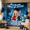 Custom Photo Backdrop - Personalized Graduation Gifts For Him, Her - Celebrating Big Dreams