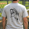 Custom Photo Unisex T-shirt - Personalized Father's Day Birthday Gifts For Dad, Grandpa - Forever My Hero