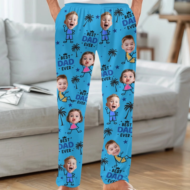 Custom Photo Pajama Pants - Personalized Father's Day Birthday Gifts For Dad, Grandpa - Dad’s Love Means Everything
