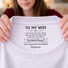 Custom Inside Neck Print T-Shirt - Personalized Anniversary Wedding Gifts For Husband And Wife, Him And Her - Her Favorite Grumpy Guy