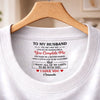 Custom Inside Neck Print T-Shirt - Personalized Anniversary Wedding Gifts For Husband And Wife, Him And Her -  His Daily Dose Of Love