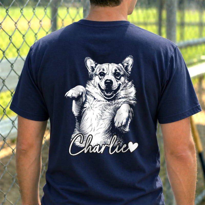 Custom Photo Unisex T-shirt - Personalized Father's Day Birthday Gifts For Dog Cat Lovers, Dog Dad And Mom, Cat Owners - Best Pet Dad Ever