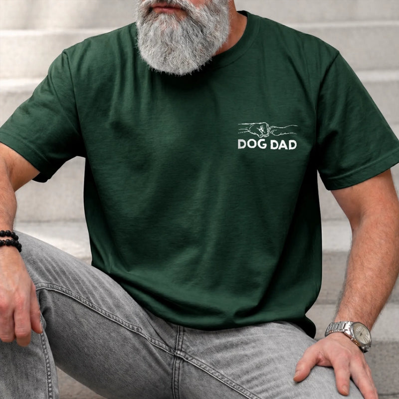 Custom Photo Unisex T-shirt - Personalized Father's Day Birthday Gifts For Dog Cat Lovers, Dog Dad And Mom, Cat Owners - Best Pet Dad Ever