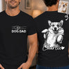 Custom Photo Unisex T-shirt - Personalized Father's Day Birthday Gifts For Dog Cat Lovers, Dog Dad And Mom, Cat Owners - Best Pet Dad Ever