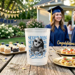 Custom Photo Graduation Cups - Personalized Graduation Gifts For Him, Her - She Came, She Slayed, She Graduated