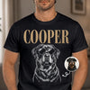 Custom Photo Unisex T-shirt, Premium T-shirt, Hoodie - Personalized Birthday Gifts For Dog Cat Lovers, Dog Dad And Mom, Cat Owners - Paws, Love And Happy Hearts