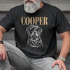 Custom Photo Unisex T-shirt, Premium T-shirt, Hoodie - Personalized Birthday Gifts For Dog Cat Lovers, Dog Dad And Mom, Cat Owners - Paws, Love And Happy Hearts