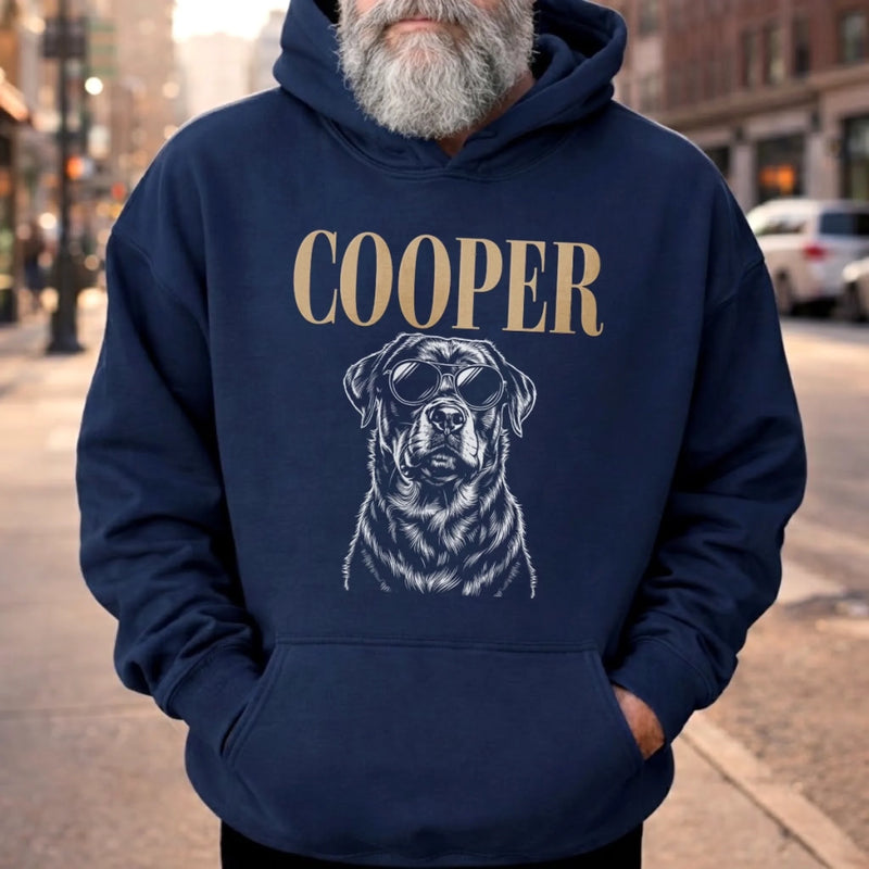 Custom Photo Unisex T-shirt, Premium T-shirt, Hoodie - Personalized Birthday Gifts For Dog Cat Lovers, Dog Dad And Mom, Cat Owners - Paws, Love And Happy Hearts
