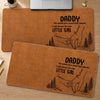 Custom Desk Mat - Personalized Father's Day Birthday Gifts For Dad, Grandpa - Dad Makes Every Day Better