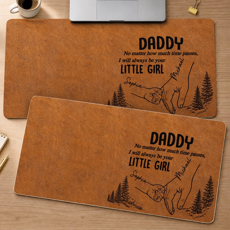Custom Desk Mat - Personalized Father's Day Birthday Gifts For Dad, Grandpa - Dad Makes Every Day Better