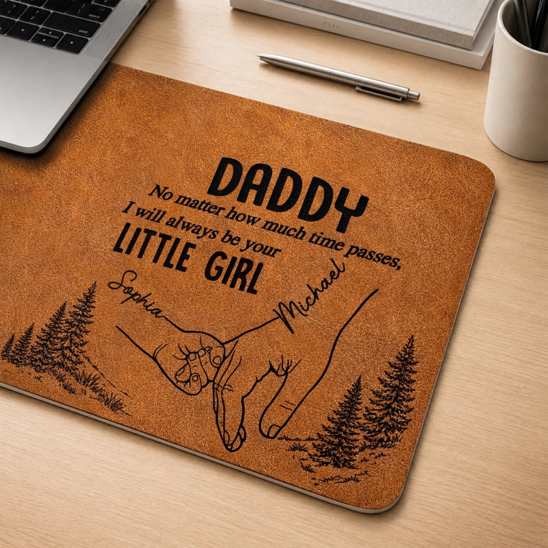 Custom Desk Mat - Personalized Father's Day Birthday Gifts For Dad, Grandpa - Dad Makes Every Day Better