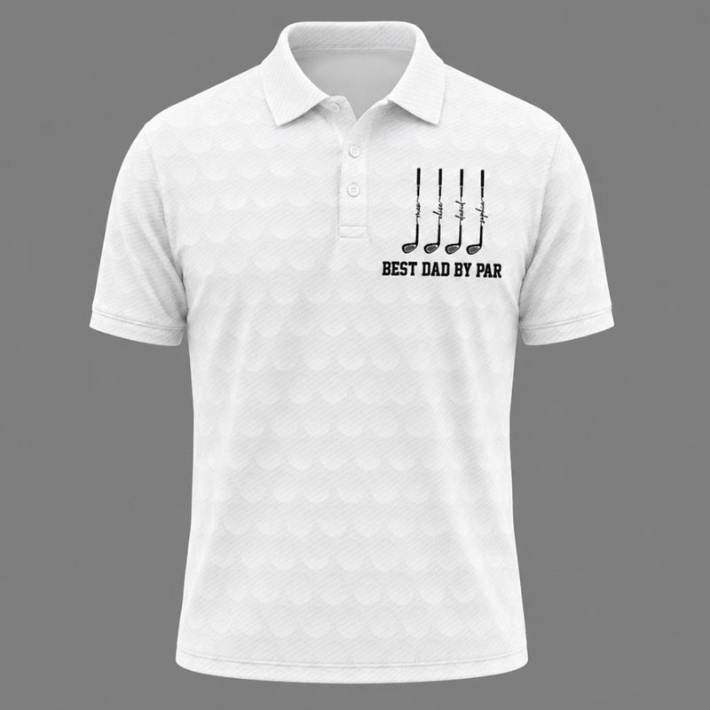 Custom All Over Print Polo Shirt - Personalized Father's Day Birthday Golf Gifts For Dad, Grandpa - Enjoy Every Shot