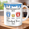 Custom 3D Inflated Effect Printed Mug - Personalized Father's Day, Baby Shower, Gender Reveal Gifts For New Moms, New Dads, New Parents - Our Greatest Adventure
