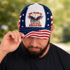 Custom Hat, All Over Print Classic Cap - Personalized America 250th Anniversary Gifts For Mom, Dad, Brother, Sister, Kids - Proud To Stand Together