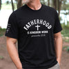 Custom T-Shirt - Personalized Father's Day Birthday Gifts For Dad, Grandpa - Fatherhood Is Kingdom Work