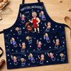 Custom Photo Apron With Pocket - Personalized Father's Day Birthday Gifts For Dad, Grandpa - Grilling With My Favorite People
