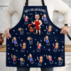 Custom Photo Apron With Pocket - Personalized Father's Day Birthday Gifts For Dad, Grandpa - Grilling With My Favorite People