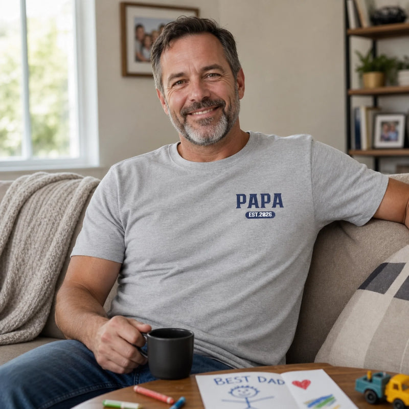 Custom Unisex T-shirt - Personalized Father's Day Birthday Gifts For Dad, Grandpa - Style Meets Sentiment
