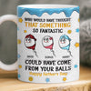 Custom 3D Inflated Effect Printed Mug - Personalized Father's Day Birthday Gifts For Dad, Grandpa - Dad Fuel Activated