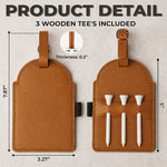 Custom Golf Bag Tag - Personalized Father's Day Birthday Golf Gifts For Dad, Grandpa - Swing Into Good Times
