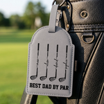 Custom Golf Bag Tag - Personalized Father's Day Birthday Golf Gifts For Dad, Grandpa - Swing Into Good Times