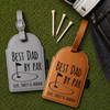 Custom Golf Bag Tag - Personalized Father's Day Birthday Golf Gifts For Dad, Grandpa - Keep Calm And Golf On
