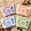 Custom Beach Bag - Personalized Summer Vacation And Travel Gifts For Teachers - Teacher Off Duty
