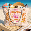 Custom Beach Bag - Personalized Summer Vacation And Travel Gifts For Teachers - Teacher Off Duty