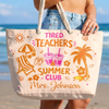 Custom Beach Bag - Personalized Summer Vacation And Travel Gifts For Teachers - Teacher Off Duty