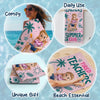 Custom Beach Towel - Personalized Summer Vacation And Travel Gifts For Teachers - Summer Club Roll Call