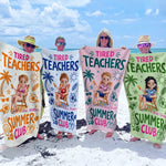 Custom Beach Towel - Personalized Summer Vacation And Travel Gifts For Teachers - Summer Club Roll Call