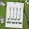 Custom Golf Towel - Personalized Father's Day Birthday Golf Gifts For Dad, Grandpa - Swing Easy, Live Happy