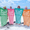 Custom Beach Towel - Personalized Summer Vacation And Travel Gifts For Teachers - Mentally Out Of Office